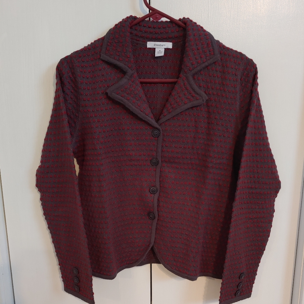 Dressbarn Sweater With 4 Button Closure - Size Medium